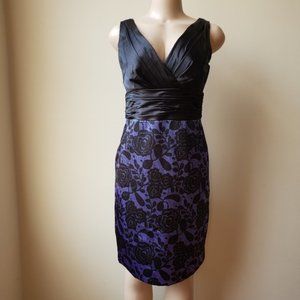 EVAN PICONE Sleeveless V-Neck Dress